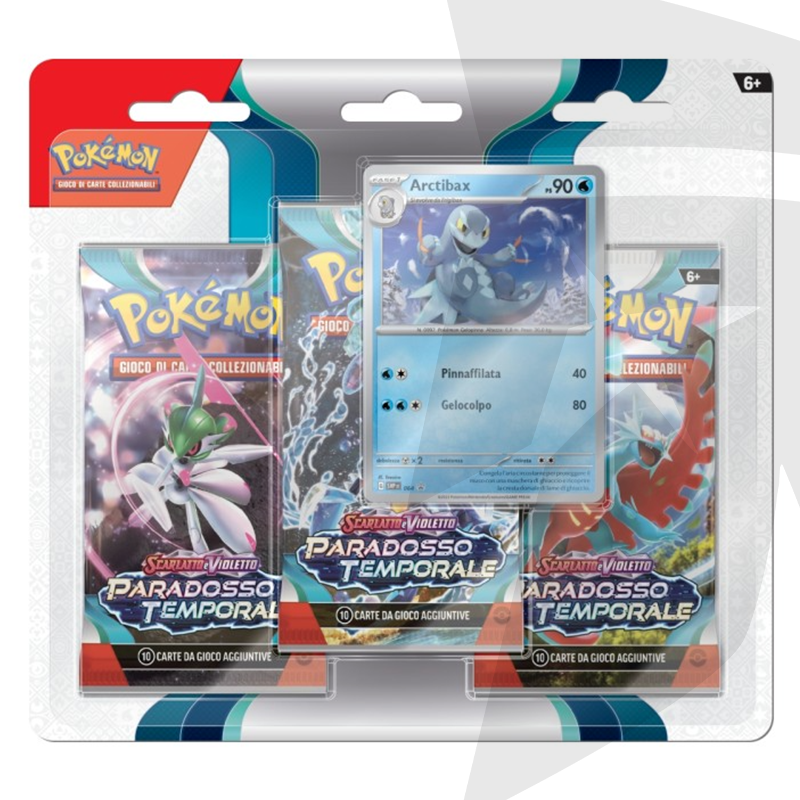 Blister da 3 bustine + Carta Promo Arctibax - Scarlatto e Violetto - Paradosso Temporale - ITA
