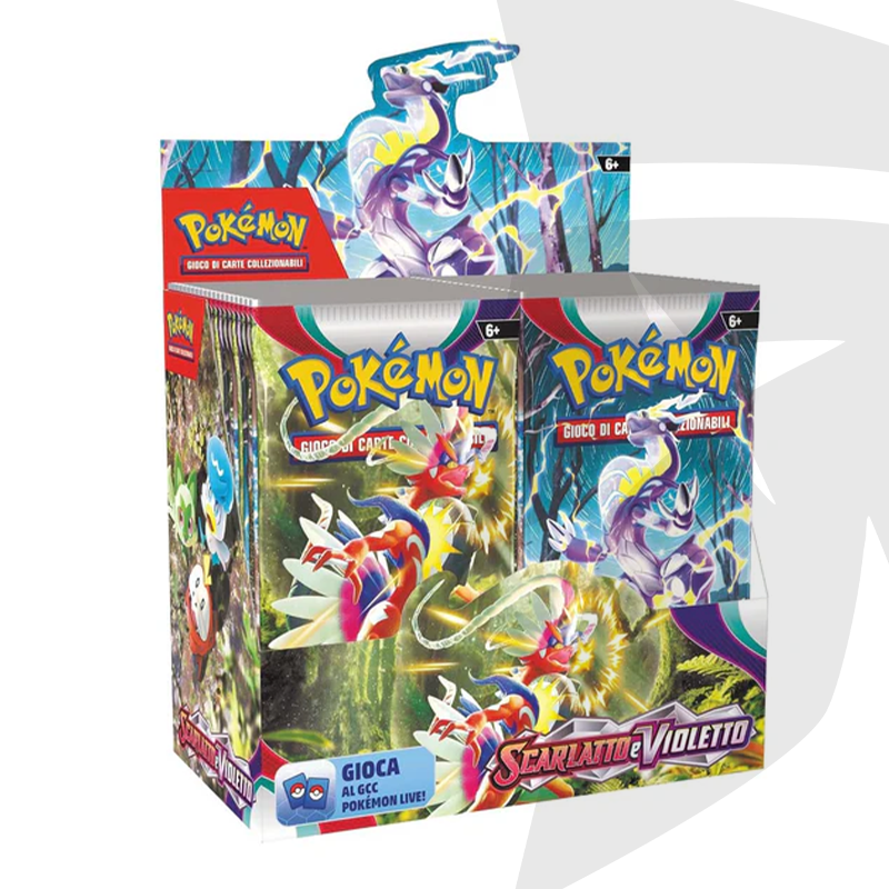 Box Display 36 Bustine Scarlatto e Violetto - ITA