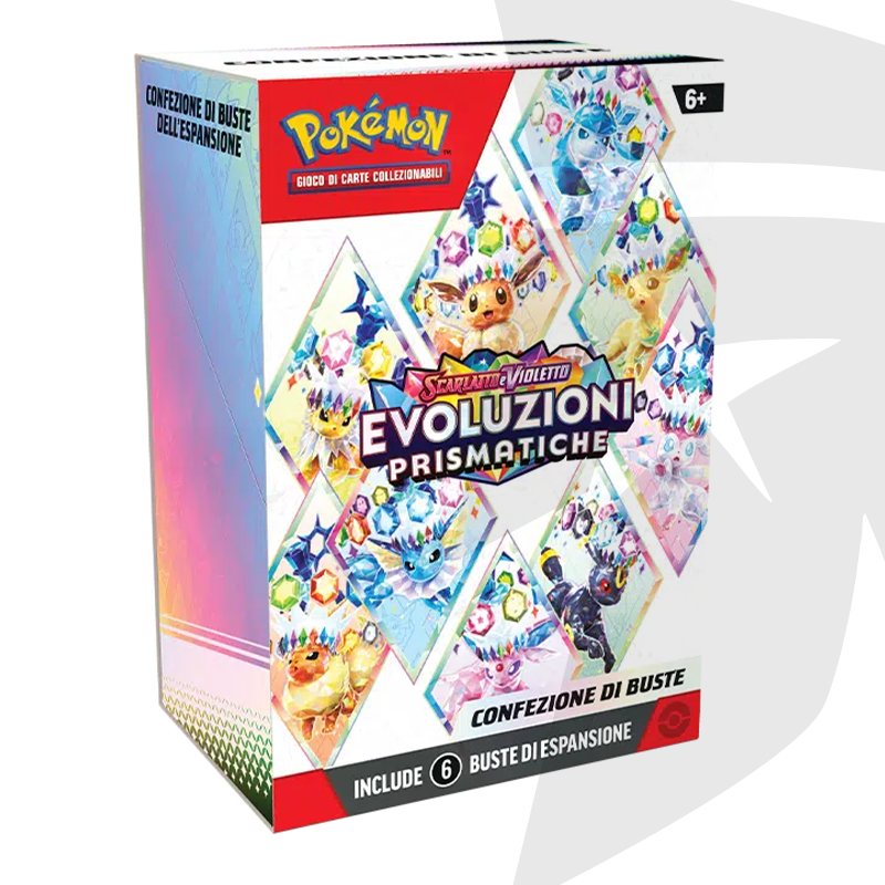 Display 6 Bustine 10 Carte - Scarlatto e Violetto Evoluzioni Prismatiche - ITA