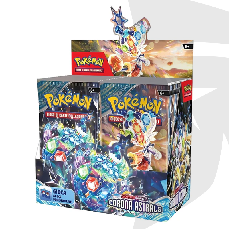 Box Display 36 Bustine - Scarlatto e Violetto Corona Astrale - ITA