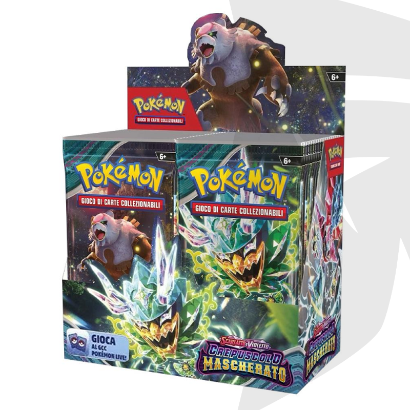 Box Display 36 Bustine - Scarlatto e Violetto Crepuscolo Mascherato - ITA