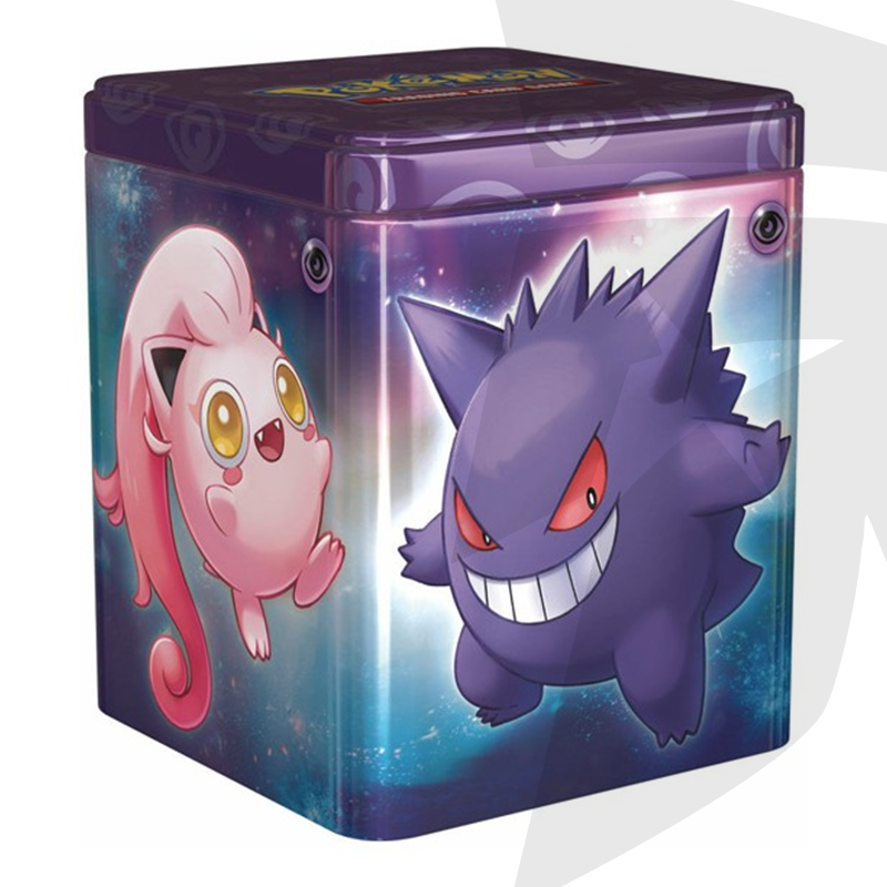 Stacking Tin da Collezione Tipo Psico - Gengar, Espeon, Ponyta di Galar e Codaurlante - ITA