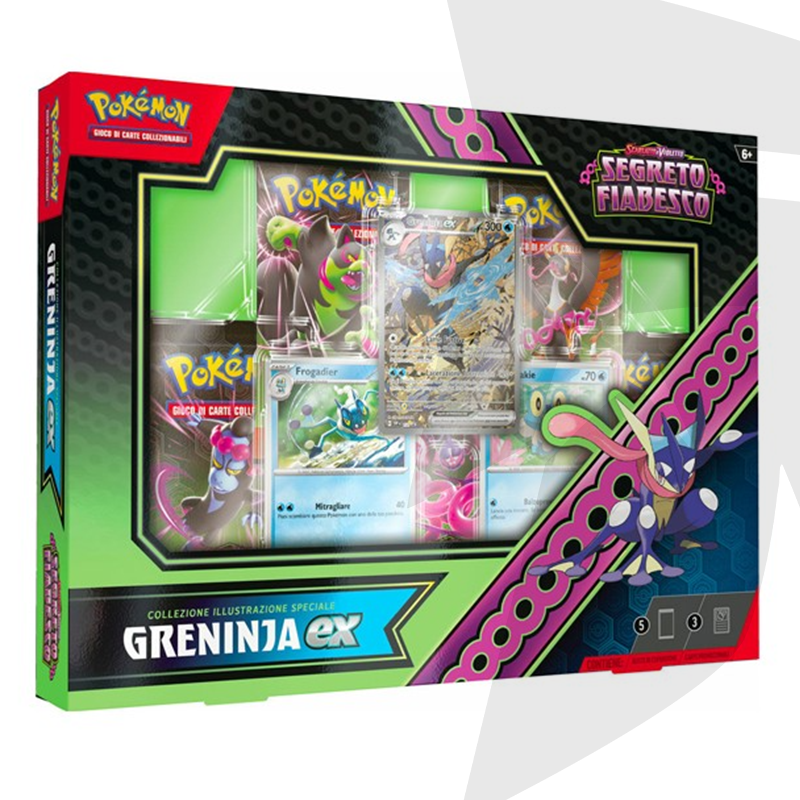 Collezione Illustrazione Speciale Greninja-EX - Scarlatto e Violetto - Segreto Fiabesco - ITA