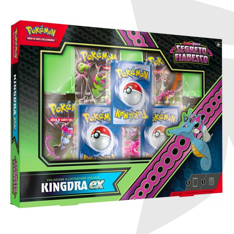 Collezione Illustrazione Speciale Kingdra-EX - Scarlatto e Violetto - Segreto Fiabesco - ITA