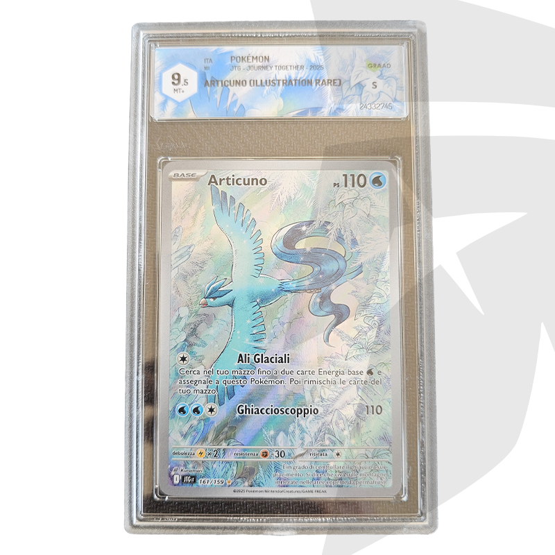 Articuno Illustration Rare 161/159 - GRAAD 9.5 - ITA