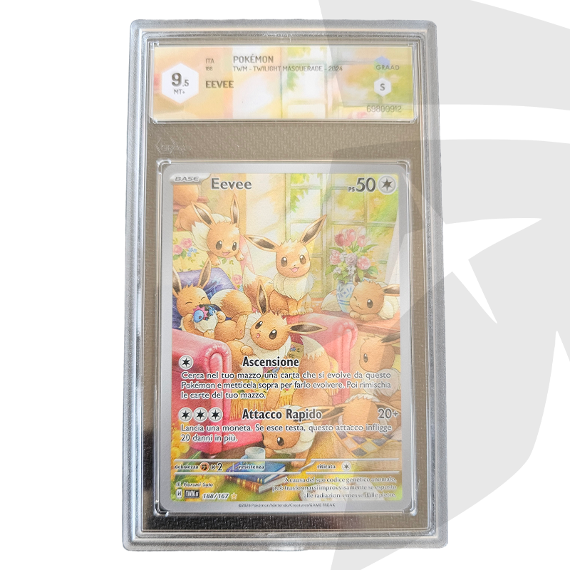 Eevee Illustration Rare 188/167 - GRAAD 9.5 - ITA