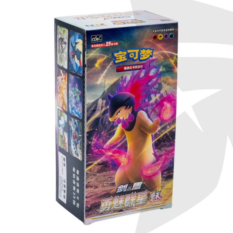Box Display 6 Bustine - The Brave Stars Typhlosion di Hisui V - CHI