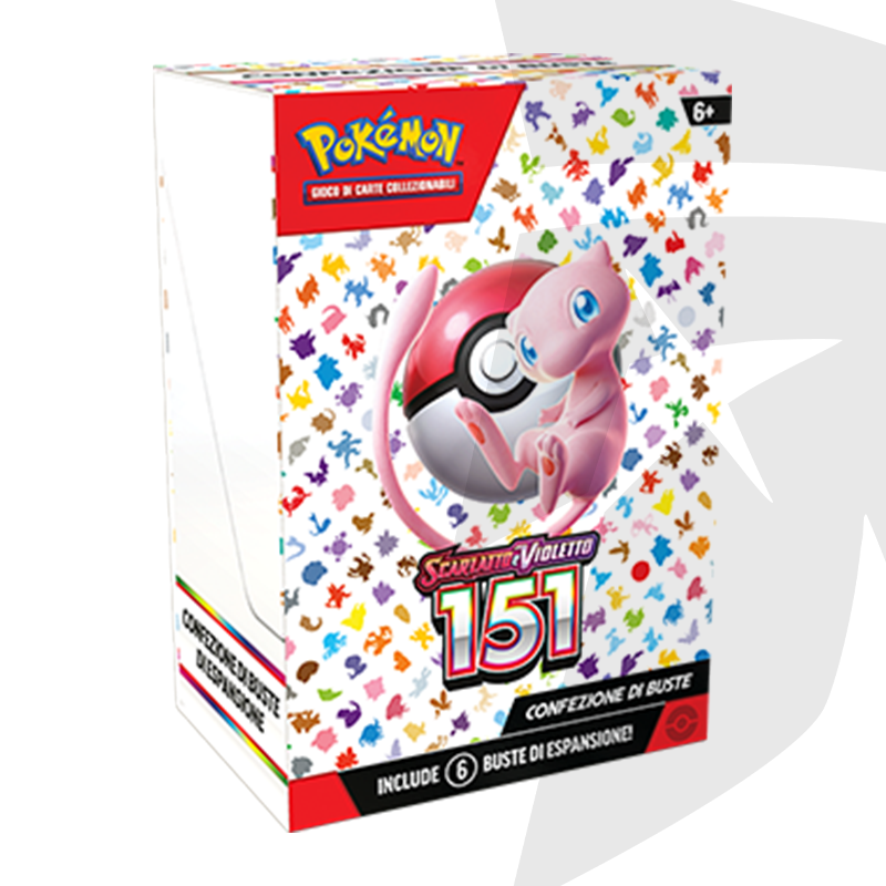 Display 6 Bustine 10 Carte - Scarlatto e Violetto 151 - ITA