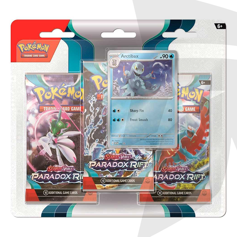 Blister da 3 bustine + Carta Promo Arctibax - Scarlet & Violet - Paradox Rift - ENG