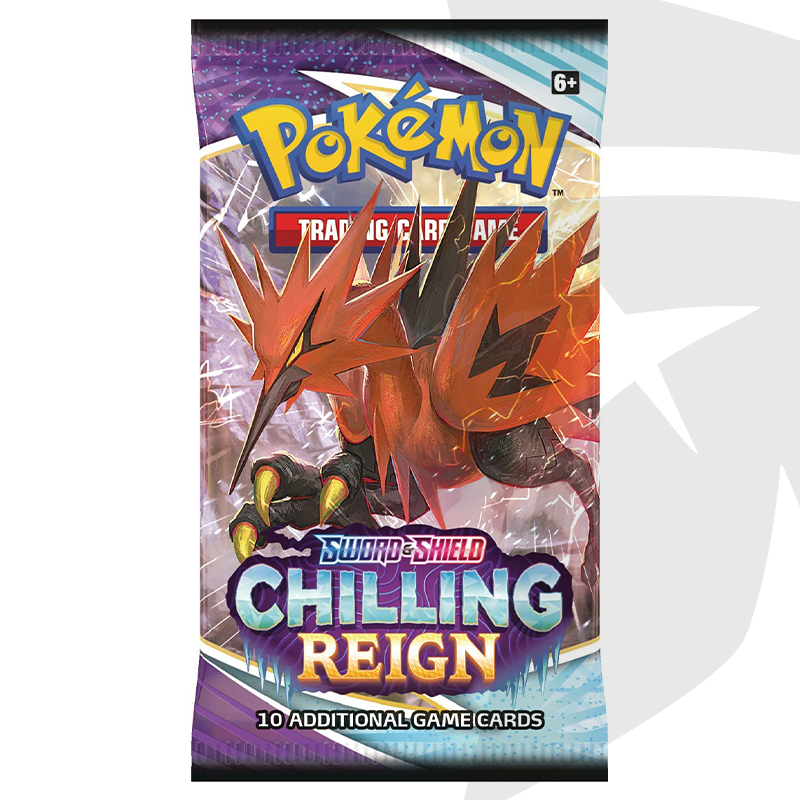 Bustina 10 Carte - Sword & Shield Chilling Reign - ENG - immagine 2