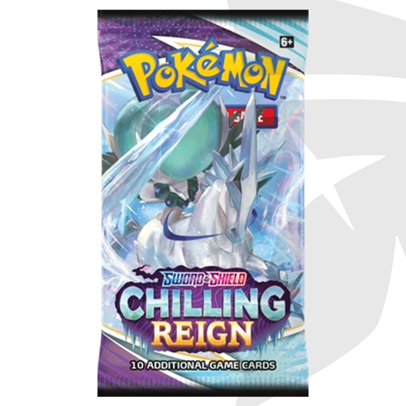 Bustina 10 Carte - Sword & Shield Chilling Reign - ENG - immagine 3