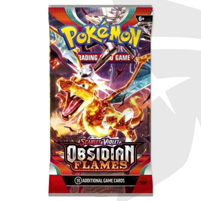 Bustina 10 Carte - Scarlet & Violet Obsidian Flames - ENG