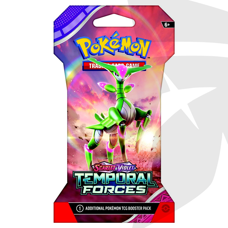 Bustina 10 Carte - Scarlet & Violet Temporal Forces Sleeved - ENG