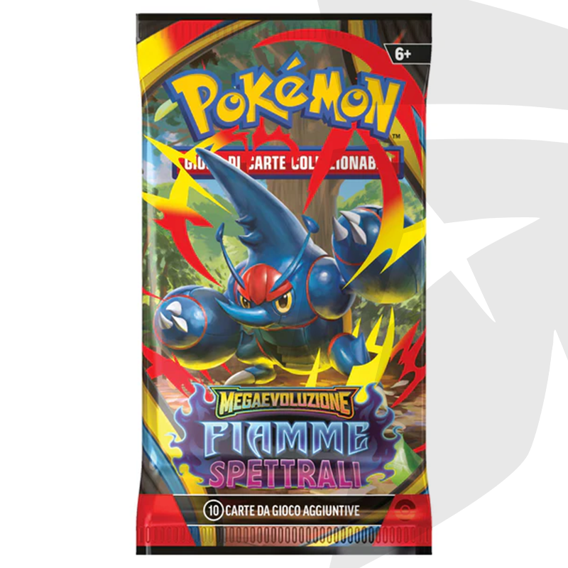 Bustina 10 Carte - Megaevoluzione Fiamme Spettrali - ITA