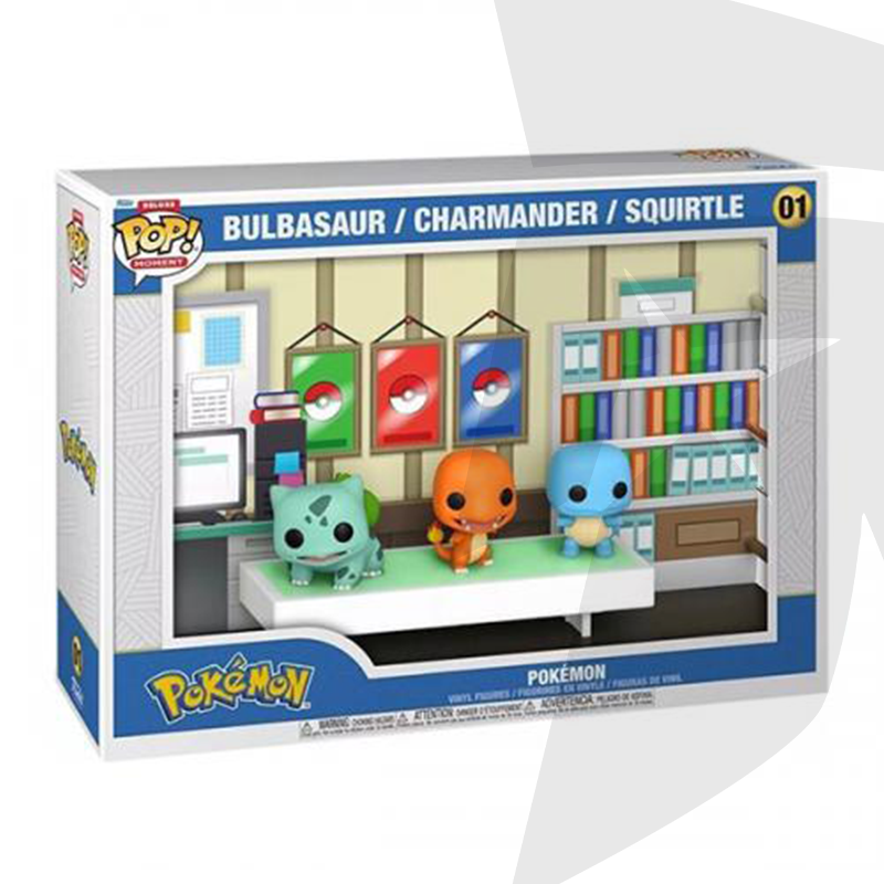 Funko POP! - Pokémon Moment 01 - Bulbasaur / Charmander / Squirtle - (Oversized)