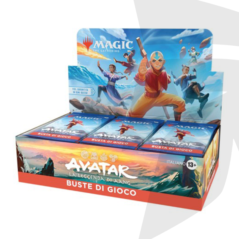 Box Display 30 Bustine - Avatar: la Leggenda di Aang - Buste di Gioco - ITA