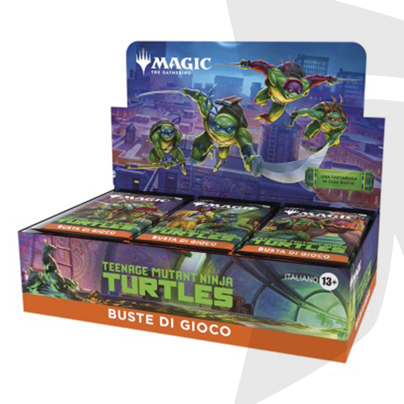 Box Display 30 Bustine - Teenage Mutant Ninja Turtles - Buste di Gioco - ITA