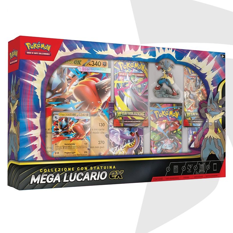 Collezione Megaevoluzione con Statuina Mega Lucario-EX - ITA