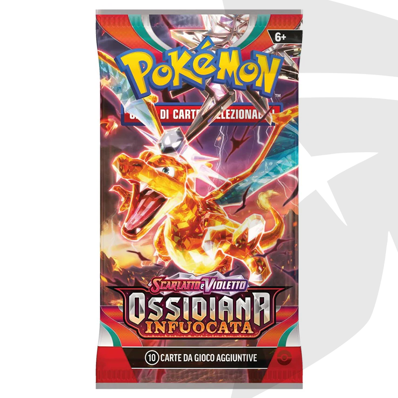 Bustina 10 Carte - Scarlatto e Violetto Ossidiana Infuocata - ITA